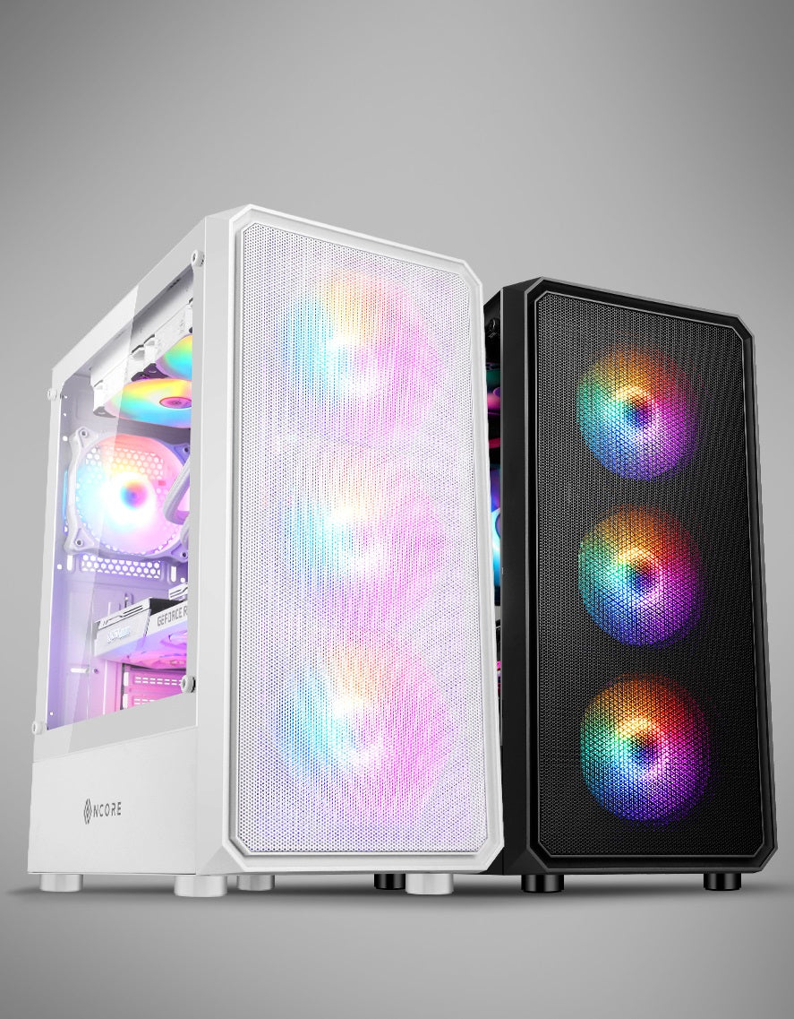 PC gamer case - G30 TRUE FORCE - Tempered glass