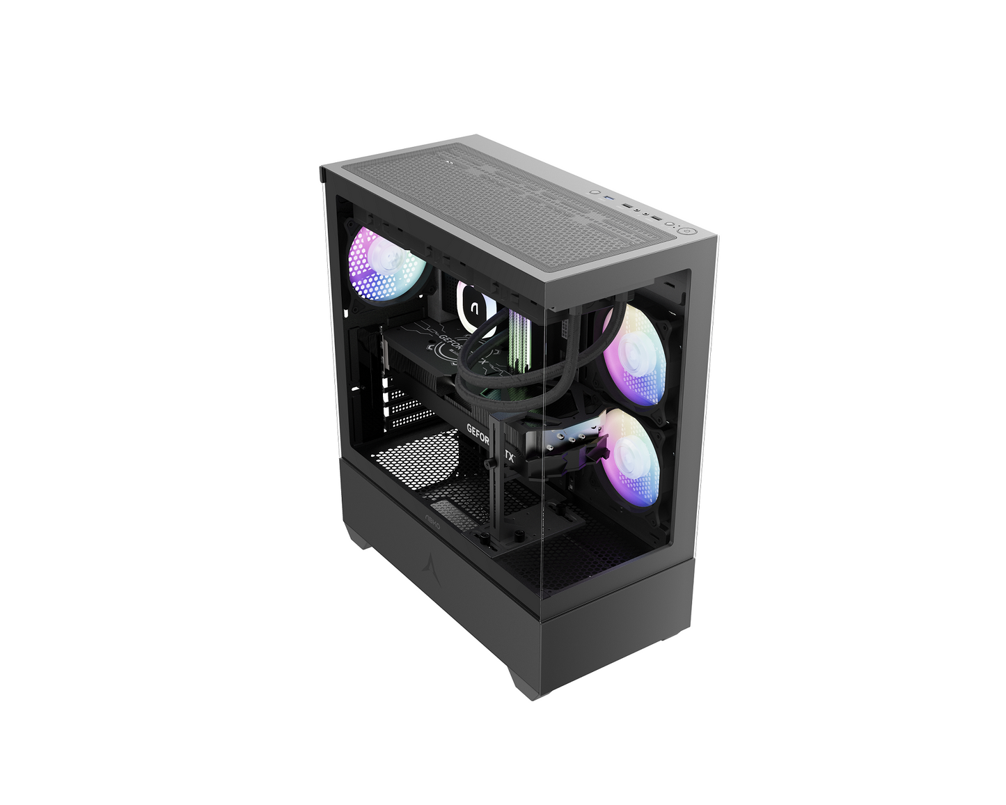 PC gamer case - U30 RGB - Tempered glass
