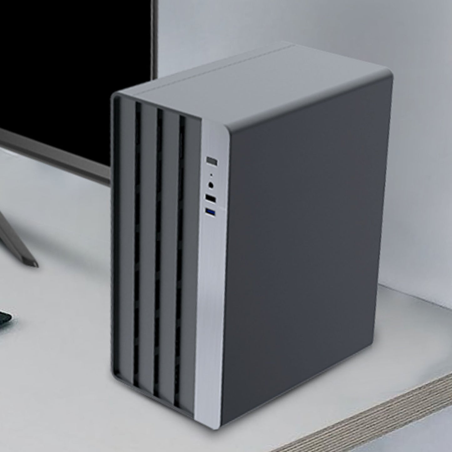 O20M BLACK - OFFICE MINI TOWER CASE