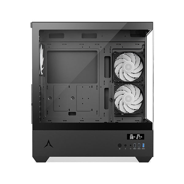 PC gamer case - U30P  RGB BLACK - Tempered glass