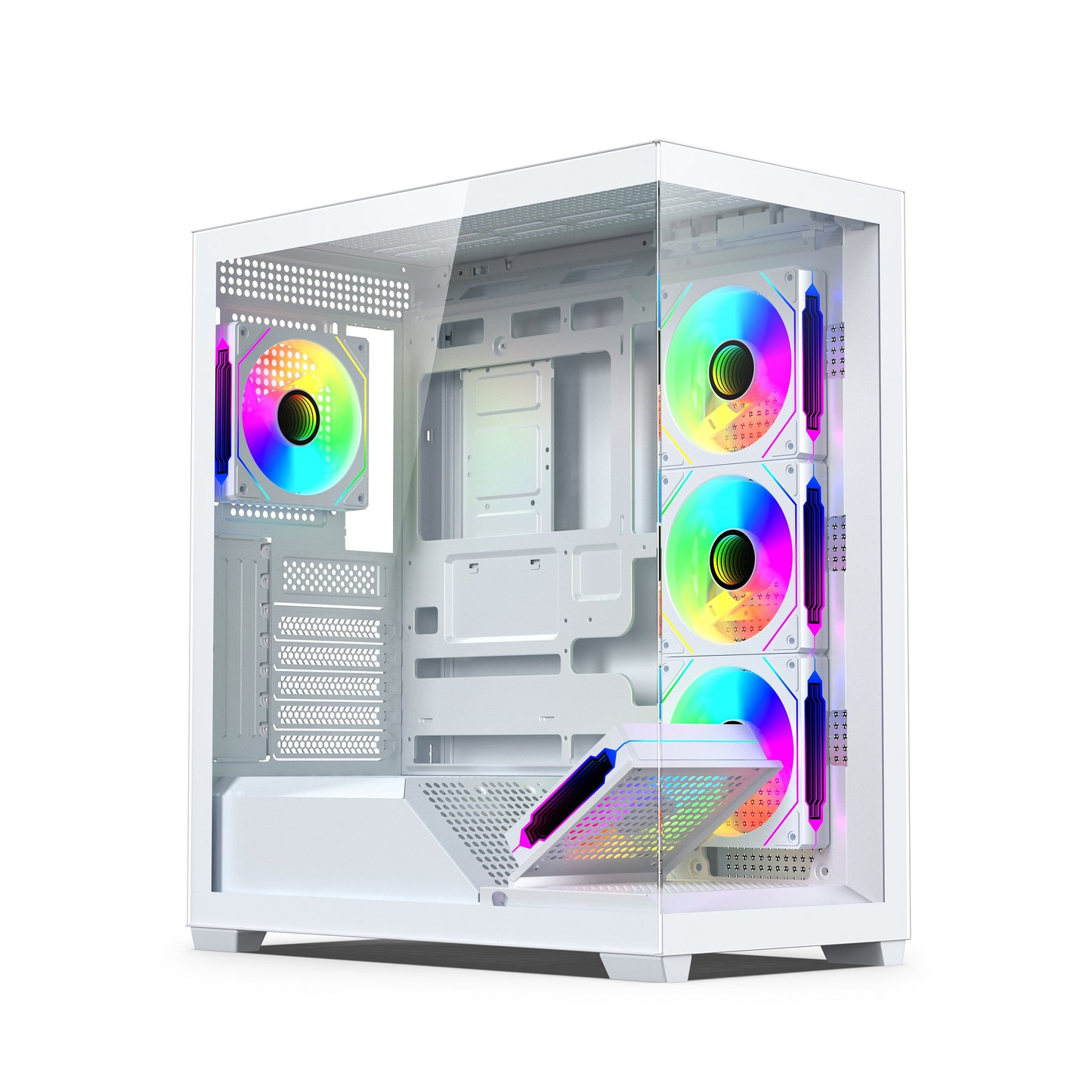 SPIRE AQUAVOLT M1 – Tempered Glass Gaming PC Case
