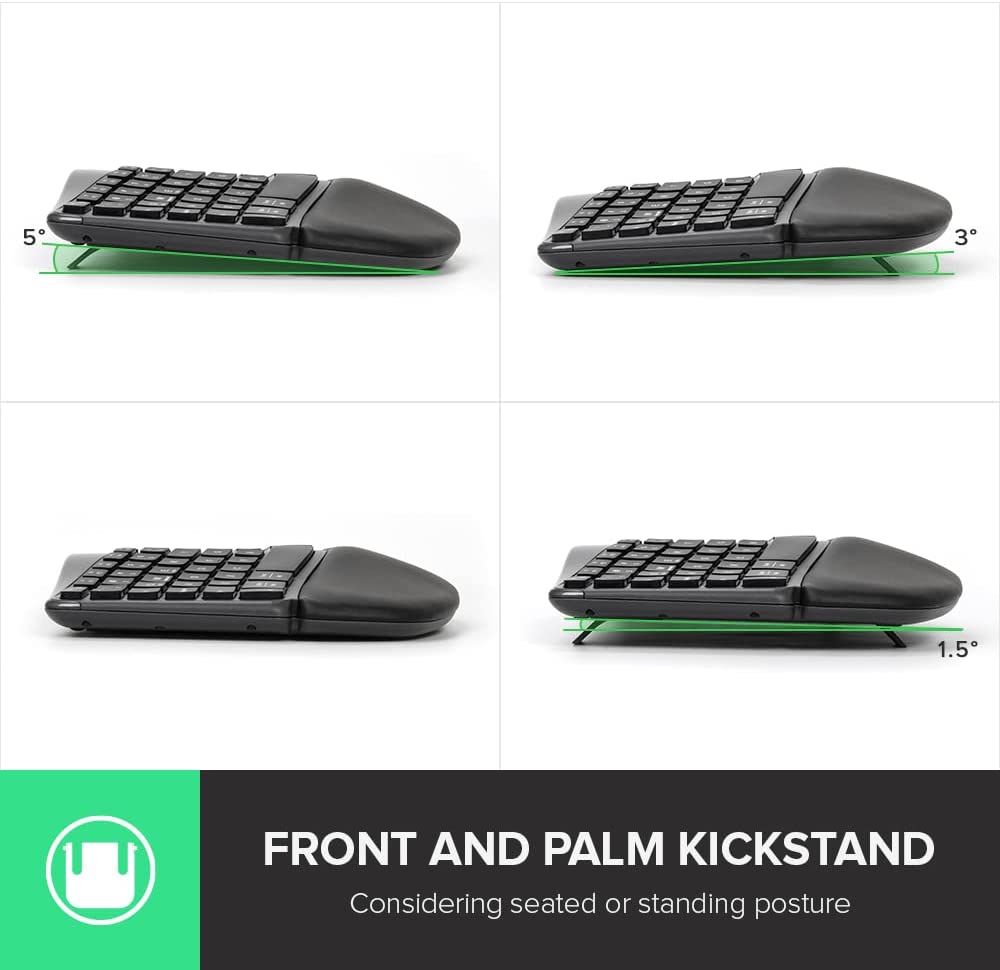 Wireless Ergonomic keyboard - SP-DLGM901D-2.4GBT