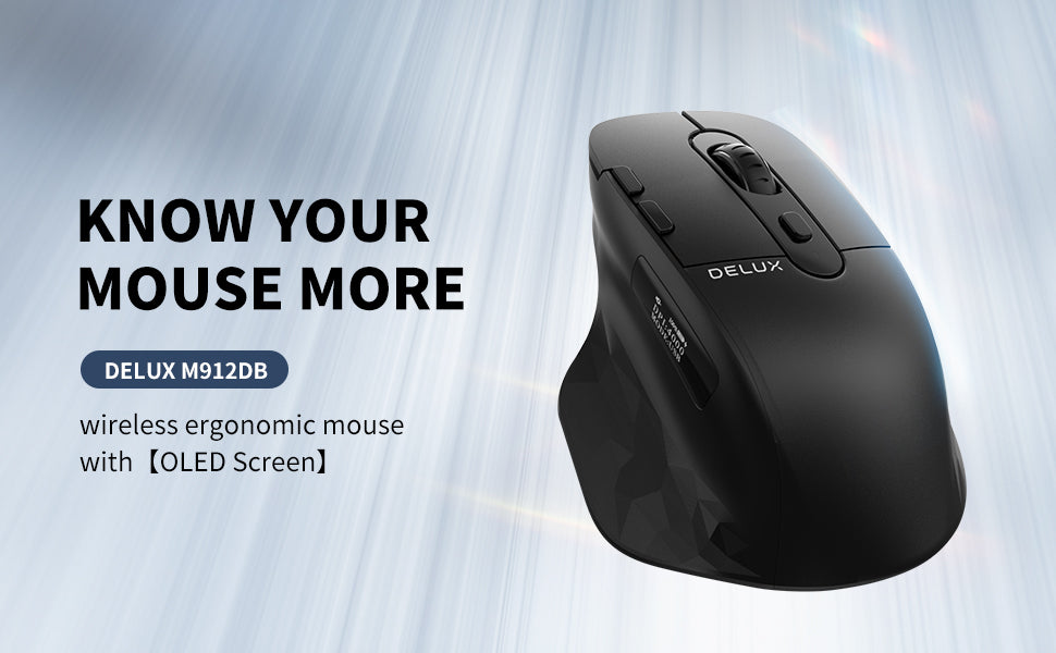 Ergonomic mouse - Bluetooth - SP-DLM912-2.4GBT