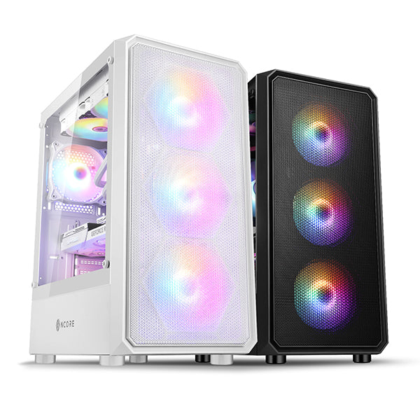 PC gamer case - G30 BLACK TRUE FORCE - Tempered glass – Spire-Corp
