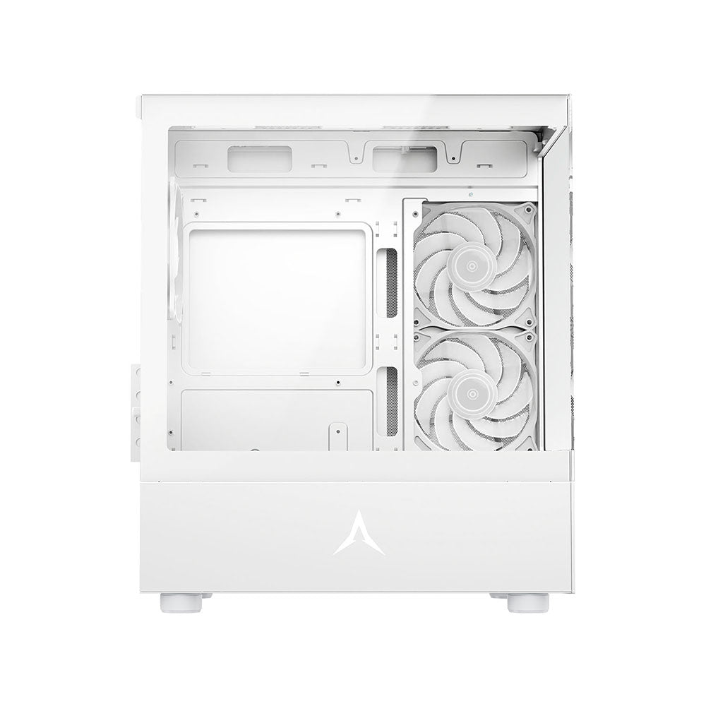 PC gamer case - U20M  WHITE - Tempered glass - RGB
