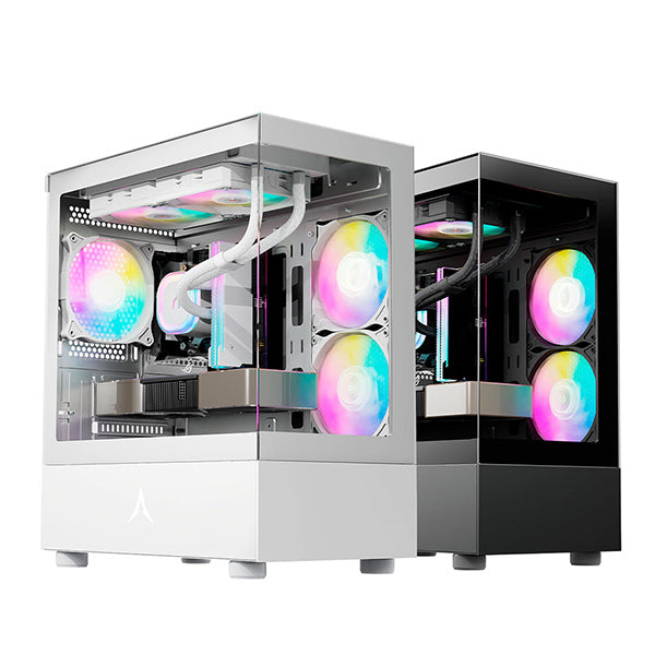 PC gamer case - U20M BLACK - Tempered glass - RGB