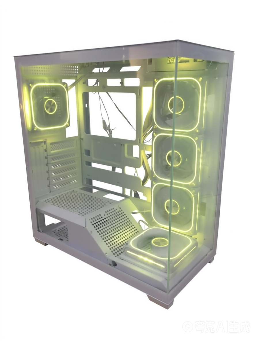 SPIRE AQUAVOLT M1 – Tempered Glass Gaming PC Case