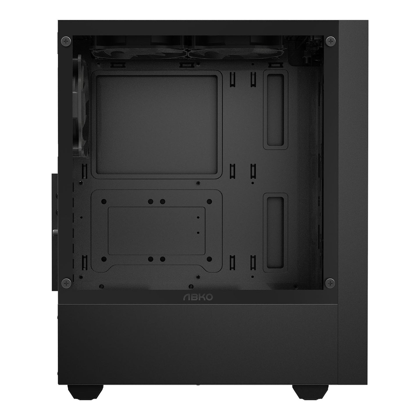 PC gamer case - G20 BLACK - TEMPERED GLASS SIDE PANEL